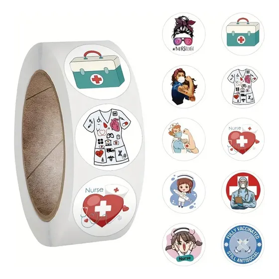 Etiquetas Stickers Calcomanías Medicina Pack De 30
