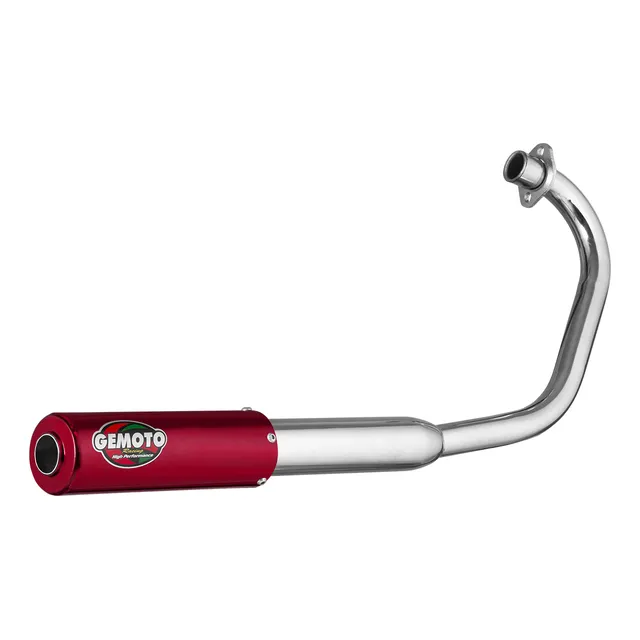 Escape Estralador Racing Gemoto Ybr 125 Factor 2009 Até 2015