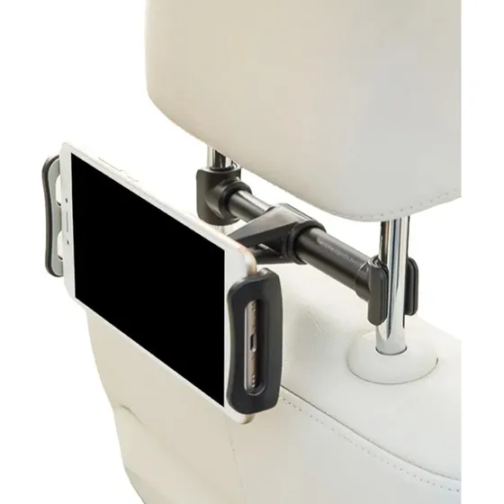 Soporte Auto Asiento Cabecera Celular Tablet , 360° , Negro Negro