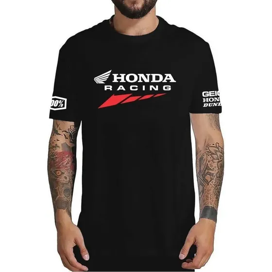 Franela Personalizada  Honda Motocross Moto Hombre Mujer 2