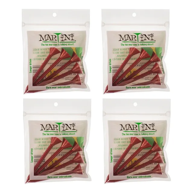 3 1 4 Martini Tee Golf Pack Rojo Total 20 Practicamente