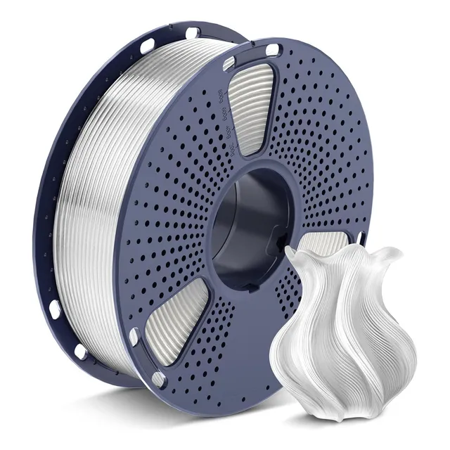 Filamento PLA transparente 1.75mm 1kg para impresora 3D