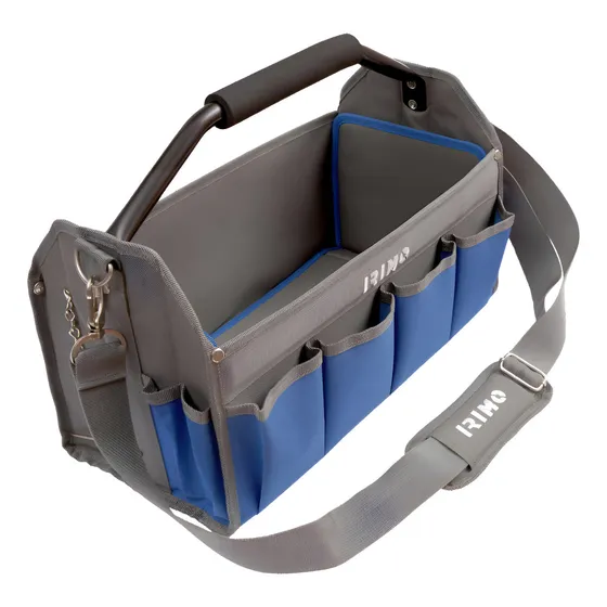 Bolso Porta Herramientas 21l. Irimo 9022-1-16sb Color Azul Con Plomo