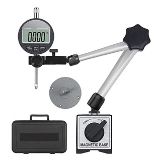 Electronic Digital Dial Indicator Gauge And Ic Base, 0... Electronic Digital Dial Indicator Gauge And Ic Base, 0...