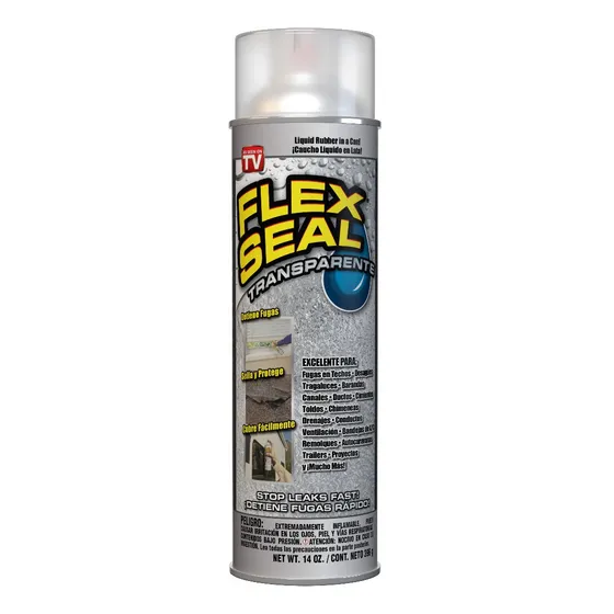 Sellante De Caucho Liquido Flex Seal  Transparente 14 Oz