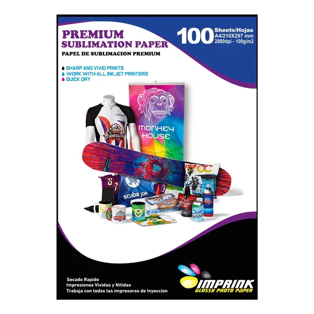 Papel Para Sublimacion Premium A4/100hojas.envio Gratis X3un