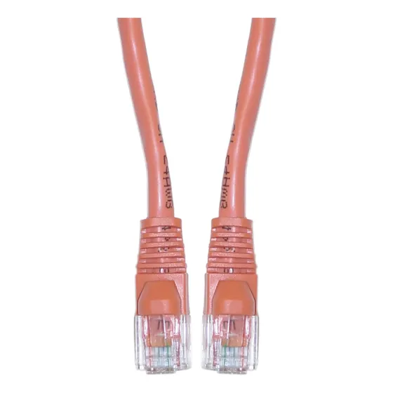Cable Cruzado Ethernet Cat6 24awg Conector Placa Dorada Rj45