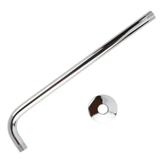 Brazo Largo Con Chapeton 50 Cm Acero Inoxidable Pidsa Acabado Cromo Color Cromado