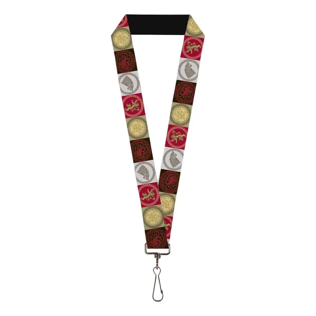 Lanyard Juego Trono Cuatro Casa Sigil Symbol Bloque Game Of