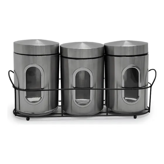 Set 3 Potes/ Envases De Cocina
