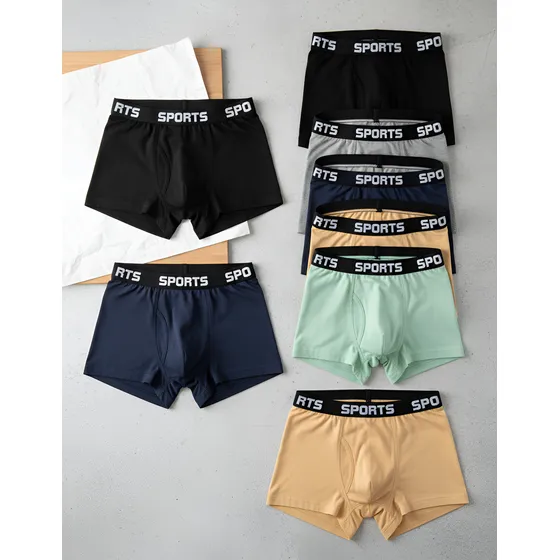 7pzs Algodón Boxer Hombre Calzones Ropa Interior Para Hombre
