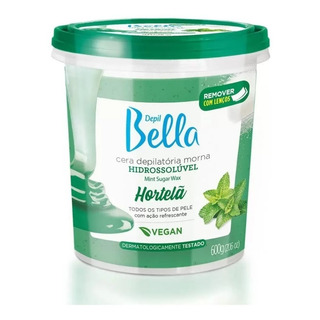 Cera Hidrossolúvel Depil Bella Hortelã 600 G Cera Hidrossolúvel Depil Bella Hortelã 600 G