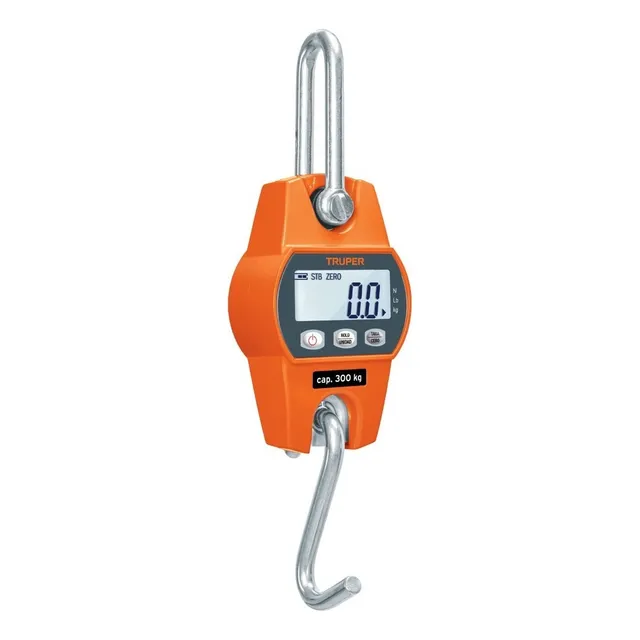Báscula Digital Colgante Capacidad 300 Kg Truper BASE-300C