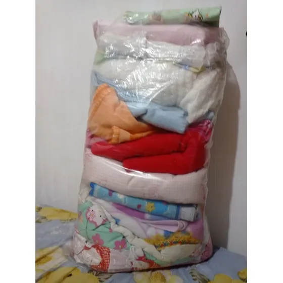 Bolsa O Combo Con 15 Cobijas O Mantas Para Bebe Usadas