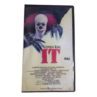 Vhs Casset.. It El Payaso De Stephen King ..leer Bien Vhs Casset.. It El Payaso De Stephen King ..leer Bien