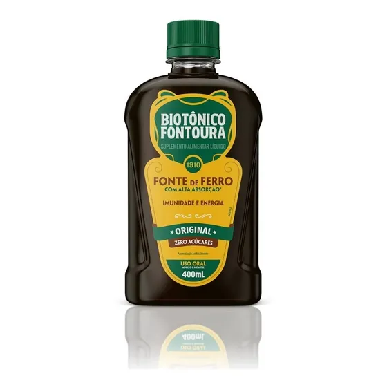 Biotonico Fontoura 400ml - Rico Em Ferro