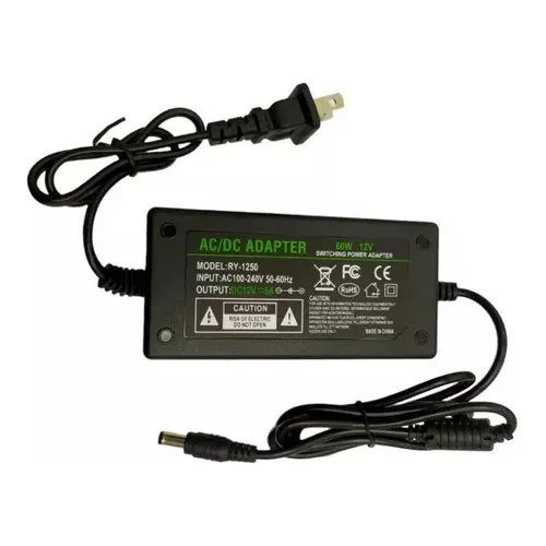 Transformador 12v 5a Para Cinta Led 100-240v Municipio Sucre