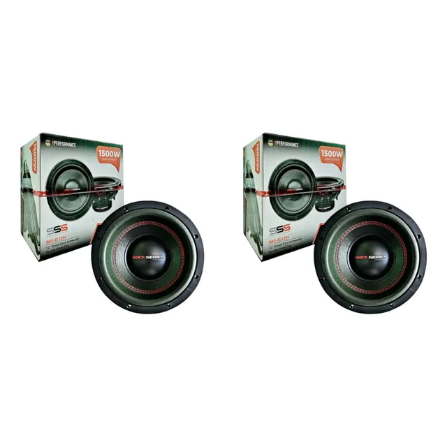 Par Subwoofers 12 Rock Series Rks-el1224 1500w 750rms Regalo