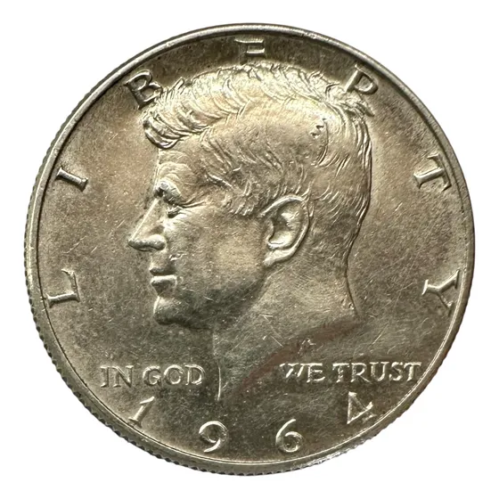 Estados Unidos - 50 Cents - Año - 1964 D - Kennedy Plata