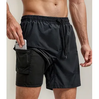 Short Bermuda Duplo 2 Em 1 Academia Treino Corrida Masculino Short Bermuda Duplo 2 Em 1 Academia Treino Corrida Masculino