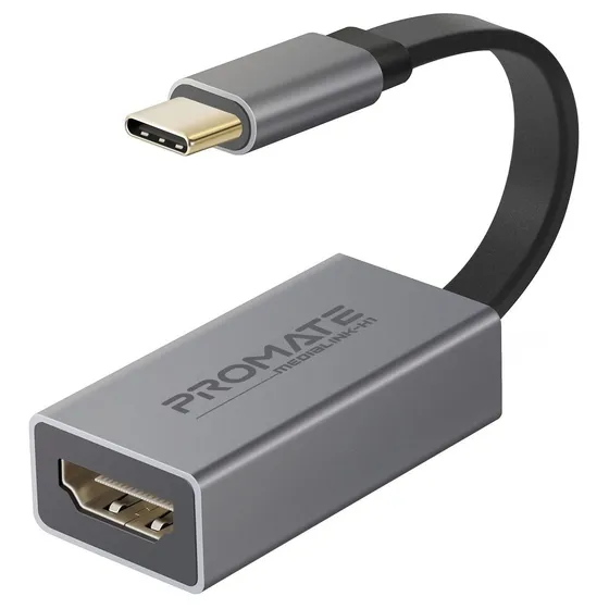 Adaptador Usb C A Hdmi 4k Para Notebook Mac Ipad Gris Backup