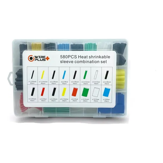 Kit De Termoencogibles O Tubo Retráctil Para Cables 580 Und