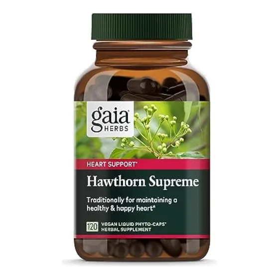 Gaia Herbs Hawthorn Supreme - Baya De Espino Blanco