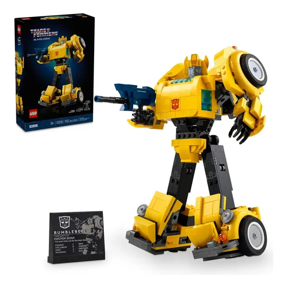 Bloque Para Armar Lego Transformers Bumbleblee 950pcs +18