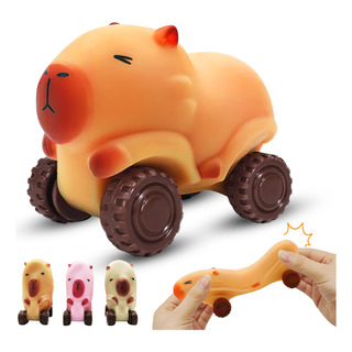 Juguete Antiestres Para Pellizco De Squishys Coche Capibara Juguete Antiestres Para Pellizco De Squishys Coche Capibara