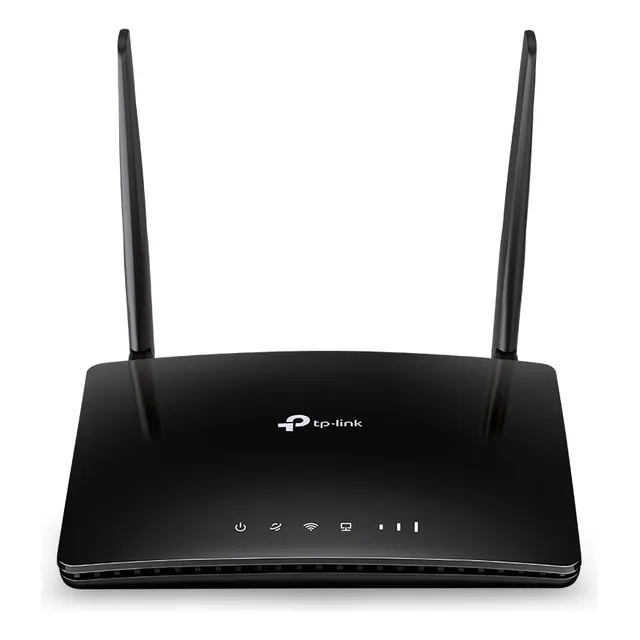 Router 4g Lte Chip Sim Wifi Lan Dual Band Ac750 Tplink Mr200 Color Negro