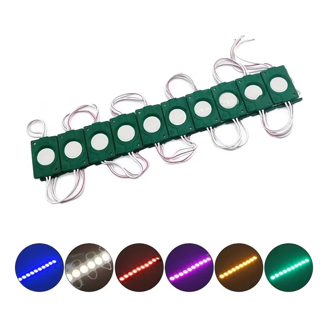 20 Módulos De 9 Led Cob Plasma Redondos Alta Intensidad 12v