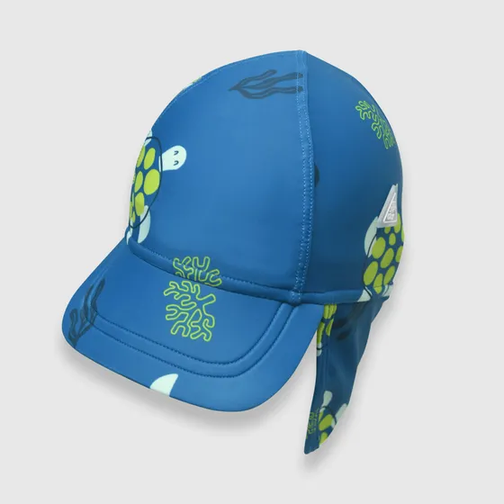 Gorro De Bebe Niño Playa Uv Azul (0 A 9 Meses) Colloky