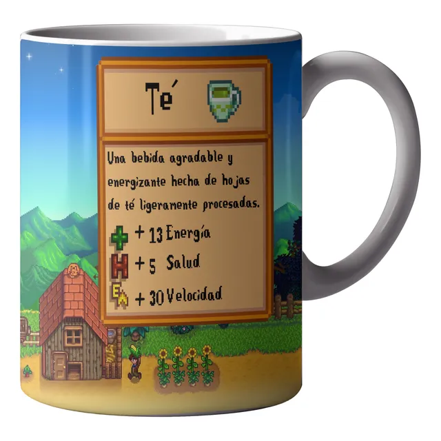 Taza De Cerámica De 11oz Stardew Valley Skills Té