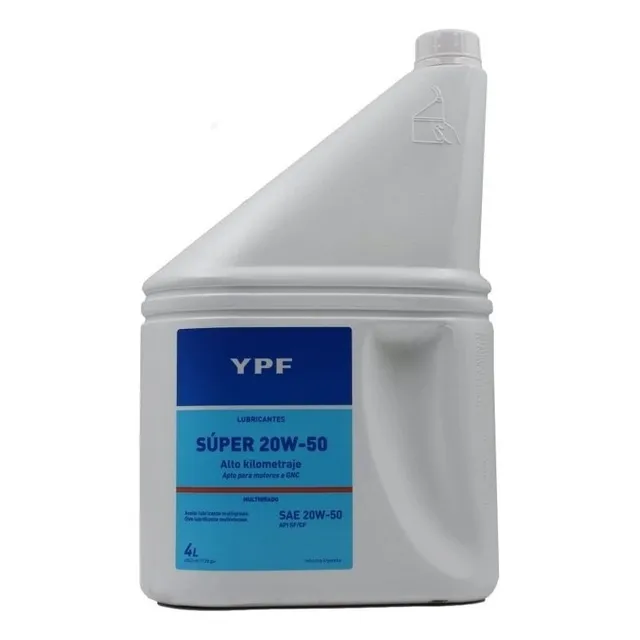 Aceite Lubricante Ypf Super 20w50 X 4 Lts (apto Gnc)