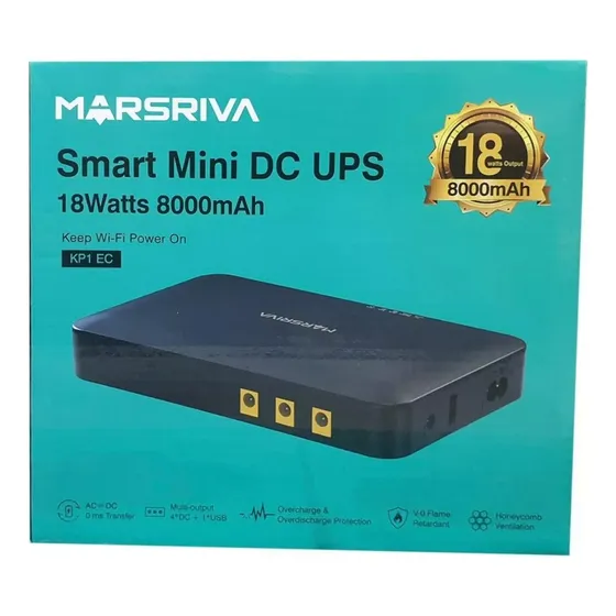 Mini Ups Marsriva Kp1 8000mah/18w Router, Modem Otiesca