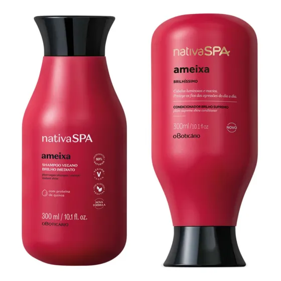 Combo Shampoo + Condicionador; Nativa Spa Ameixa