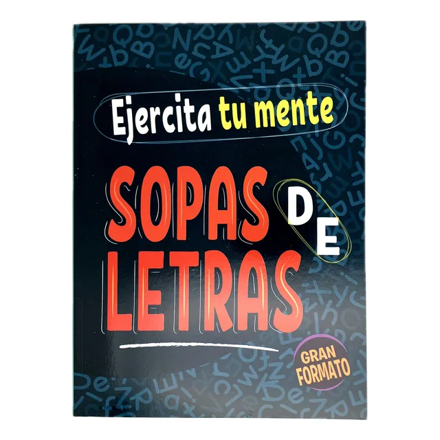 Libro Sopa De Letras Formato Grande