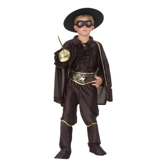 Disfraz Zorro Para Hombre Y Mujer, Capa Héroe Y Espada