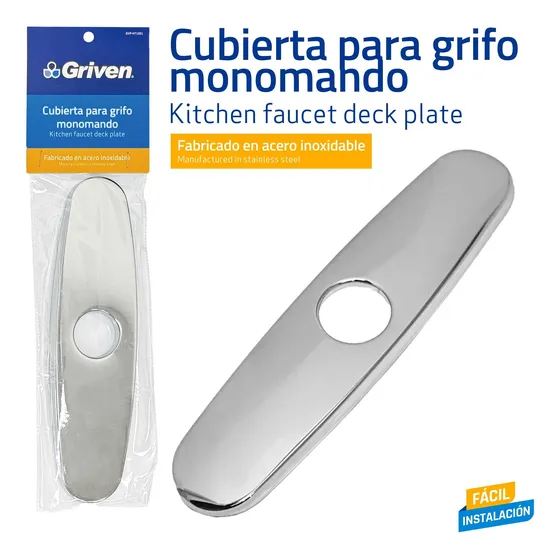 Flanche Tapa Hueco Base Para Grifo Monomando