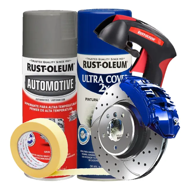 Kit Pintura Para Caliper Azul Bmw Rust-oleum (tuning)