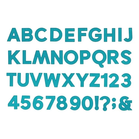 Troquel Alfabeto San Serif 2 Wer