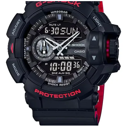 Relógio Casio G Shock Ga 400 horas, cronômetro duplo, 200 m