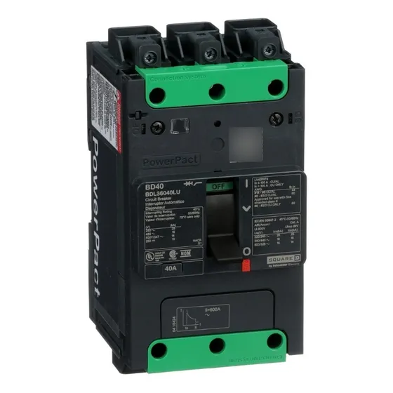 Interruptor Termomagnético Bdl 3p 40a Schneider Bdl36040lu