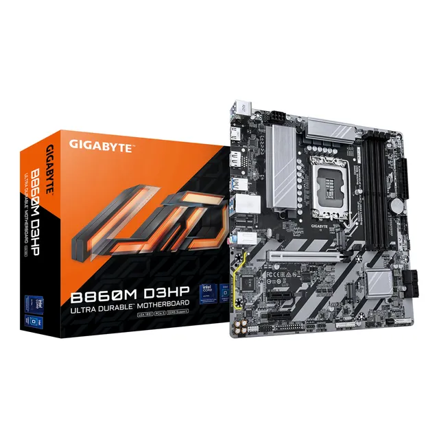Mainboard Gigabyte B860m D3hp, Ddr5, Lga 1851 Color Negro