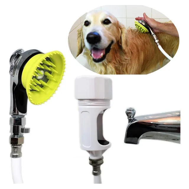 Wondurdog Deluxe Kit De Lavado Canino Con Boquilla