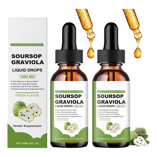 2 Piezas De Extracto De Soursours Soursours 100% Puro De Nat 2 Piezas De Extracto De Soursours Soursours 100% Puro De Nat