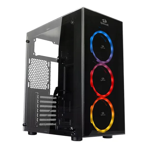 Gabinete Gamer Redragon Thunder Cracker C/3 Fans Rgb Gc-605