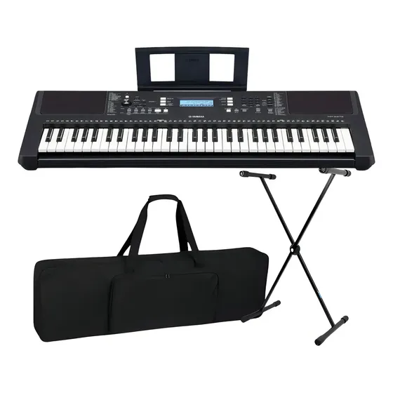 Teclado musical Yamaha PSR e373 61 teclas negro | Cuotas sin interés