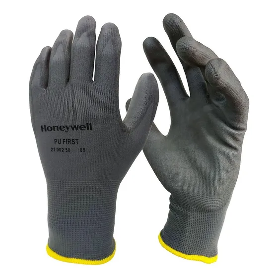 2 Pares Luva Tátil Tricotada Pu Palma E Dedos Epi Honeywell