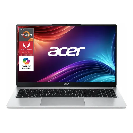 Notebook Acer 15'6 + Ryzen 7 + 16gb Ram + 512 Ssd